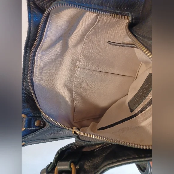 American Leather Company Black Satchel Purse - Picture 11 of 15